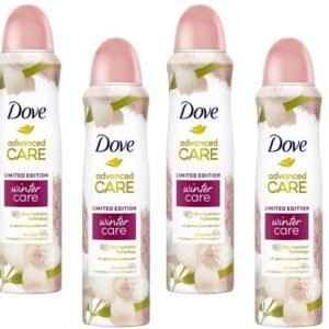 6x Dove Deospray Advanced Care Winter Care,Jasmin & Puderduft Antitranspirant 72 Stunden Schutz weiche Achseln 0% alkohol Deodorant mit Skin Hydration Technology,150ml (6er Pack)