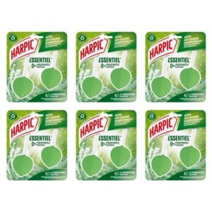 Harpic WC-Blöcke, umweltfreundlich, gegen Kalk, Eukalyptusduft, 2 Stück