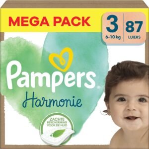 Pampers Windeln Größe 5 (11-16 kg), Windeln Harmonie, 66 Stück, Schonung der empfindlichen Haut und Inhaltsstoffe pflanzlichen Herkunft