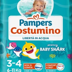 Pampers Il Costumina, 12 Stück, Größe 3 (6-11 kg)