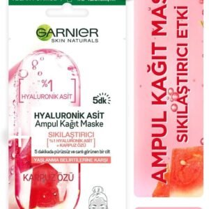 Garnier Hyaluronsäure Zerstäuberung Birne Papiermaske