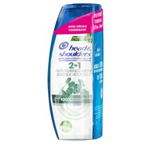 Head & Shoulders 2-in-1-Shampoo gegen Schuppen und Juckreiz, bis zu 100% der Schuppen entfernt, 2 x 270 ml