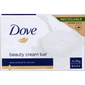 Dove Feste Seife, Original, feuchtigkeitsspendend, 4 x 90 g