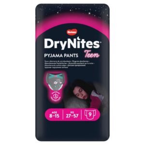 Huggies Huggies Dry Nites Schlafanzughose für Mädchen, 815 Jahre, 9-teilig