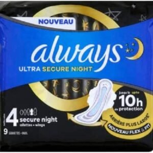 Always Ultra Secure Night Handtücher, 9 Stück