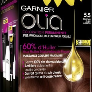 GARNIER Coloration Olia n° 5.5 châtain clair acajou