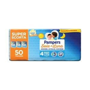 Pampers Sonne und Mond Größe 4 Maxi 7-18 kg Dreierpack mit 50 Windeln