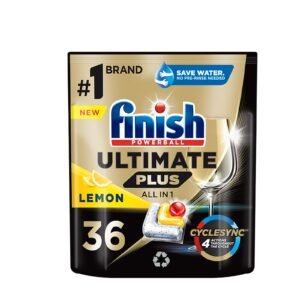 Finish Ultimate Plus Lemon Spülmaschinenkapseln, 36 Stück