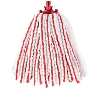 Vileda SuperMocio Mikrofaser und Power Ersatz-Moppkopf, für alle SuperMocio Wischsysteme, optimale Aufnahme von losen Haaren und Schmutz, entfernt über 99% der Bakterien nur mit Wasser, 1er Pack