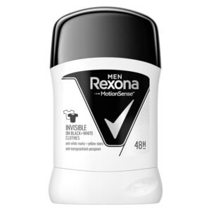 Rexona Anti-Transpirant-Stick, unsichtbar, Schwarz und Weiß, 50 ml