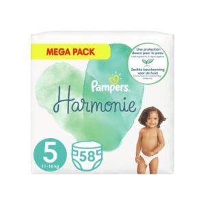 Pampers (Alte Version), Windeln Größe: 5, 58 Schichten