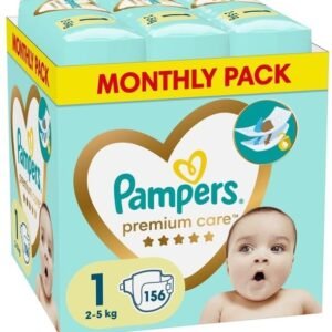 Pampers - Premium Care - Große 1 - Monatsbox - 156 Windeln