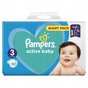 90 Pampers Windeln ACTIVE BABY Gr. 3, 6-10 Kg