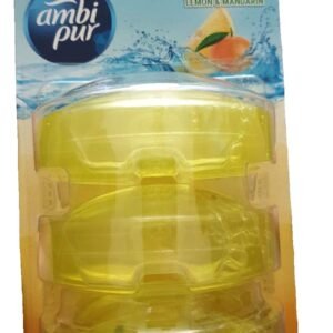Ambi Pur 6 Stück 3 flüssige WC-Steine Nachfüller 3 x 55ml - Lemon & Mandarin