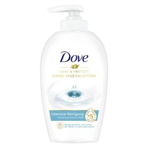 Dove Care & Protect Pflegende Hand-Waschlotion Intensive Reinigung Flüssige Seife Mit 5-Feuchtigkeits-Komplex Und Antibakteriellem Effekt 250 Ml 1 Stück
