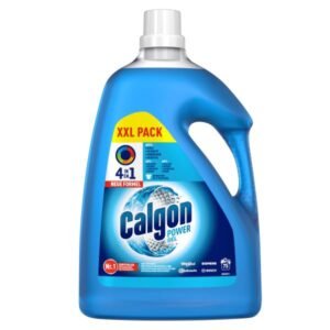 Calgon 4-in-1 Power Gel  Wirksam gegen Kalk, Schmutz, Gerüche und Korrosion  Schützender Wasserenthärter für die Waschmaschine  1 x 3,75 l