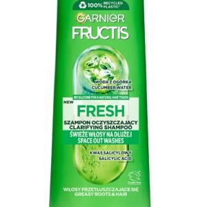 Garnier Fructis Fresh Shampoo für normales und fettiges Haar, stärkt, reinigt und nährt, 400 ml