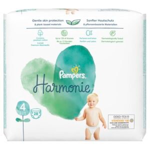 Pampers Harmonie (Pure) Windeln, Größe 4, 9-14 kg, 28 Stück