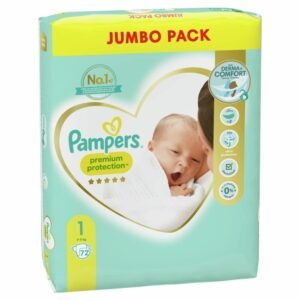Pampers - Pampers Premium Protection (Große 1) Windel Für 2-5 Kg Babys - 72 Stücke