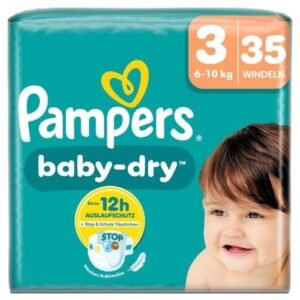 Pampers Baby-Dry Windeln Gr.3, Single Pack, 6-10kg (35 piece)