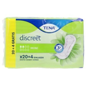 Tena Discreet Mini 20+4 pieces per pack, standard
