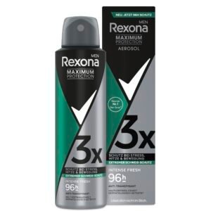 Rexona Men Maximum Protection Deospray Intense Fresh Antitranspirant mit 96 Stunden Schutz vor Schweiß und Körpergeruch 150 ml