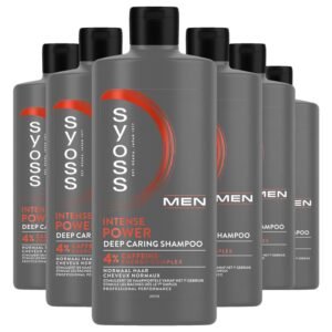 Syoss Men Intense Power Shampoo - 6 x 440 ml