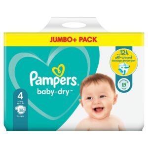 Pampers Baby-Dry Windeln Mini Größe 4 (Maxi) 8-16 kg Mega Pack 86 Schichten