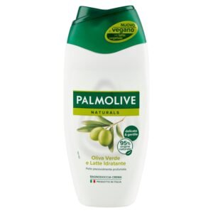 Palmolive Naturals Duschgel Olivgrün und feuchtigkeitsspendende Milch, 220 ml