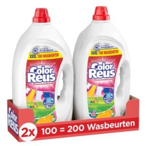 2x Witte Reus Flüssigwaschmittel Color Riese 100 Wäschen 4,5 Liter