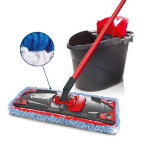 Vileda UltraMax Mikrofaser und Baumwolle, komplettes Mopp- und Eimer-Set
