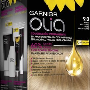 Garnier Olia Coloración Permanente Sin Amoniaco Para Un Olor Agradable Con Aceites Florales De Origen Natural - Rubio Muy Claro 9.0