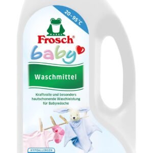 Frosch Baby Waschmittel, Gel, Flüssigwaschmittel für Babys und sensible Haut, 22 Waschladungen, 1er Pack (1 x 1,5 ltr.)