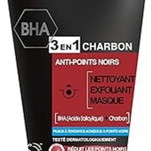 Garnier Maske Punkte Schwarze, Waschmittel und Peelings Gesicht Pure Active Intensive 3 in 1 mit Holzkohle, 150 ml