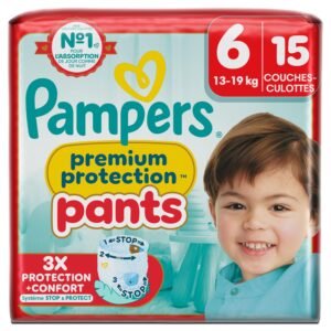 Pampers Premium Protection Pants Gr.6, Single Pack, 13-19kg (15 Stk)
