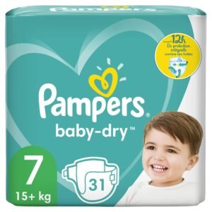 Pampers , Baby Windeln Große 7 (15 kg+), 31 Stück