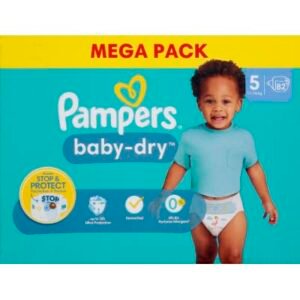 PAMPERS Windeln T5 - Das Paket mit 82 Windeln