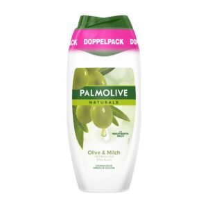 Palmolive Duschgel Naturals Olive & Milch 2x250 ml - Cremedusche mit Extrakten von Olive & Milch