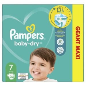 PAMPERS Baby-Dry Taille 7-64 Couches