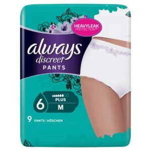 Always Discreet Inkontinenz Höschen Plus Große M, 1er Pack (1 x 9 Stück)