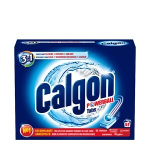 Calgon 3 In 1 Powerball Tabs - 55 Tablets - Waschmaschine Reiniger und Anti Kalk