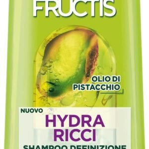 Garnier Fructis Definition Shampoo für gewelltes bis lockiges Haar, Anti-Frizz, für weiches und strahlendes Haar, Hydra Locken, 250 ml
