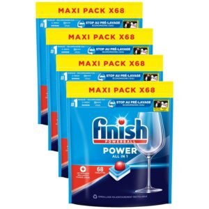 Powerball All in One Max Spülmaschinentabs, 4er Pack (4 x 68 Stück)