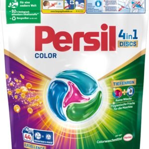 Persil Color 4in1 DISCS 44 Waschladungen, Waschmittel mit Tiefenrein Technologie, Colorwaschmittel für reine Wäsche und hygienische Frische für die Maschine