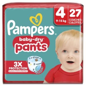 Pampers Baby-Dry Pants Gr.4, Single Pack, 9-15kg (27 Stk)