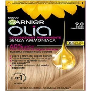 Garnier Olia Haarfarbe, permanente Haarfarbe, ohne Ammoniak, mit Blütenölen natürlichen Ursprungs, vegane Formel, sehr helles Blond