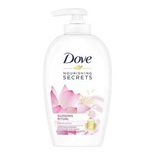 Dove, Pflegende HandWaschlotion Strahlendes Ritual mit Reiswasser und Lotusblütenduft ml, Peach, 250 ml