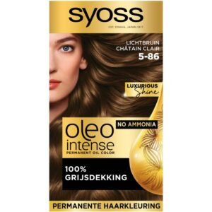 Syoss Color Oleo Intense 5-86 lichtbruin haarverf - 1set