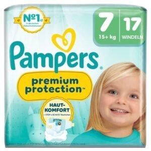Pampers Premium Protection Windeln Gr.7, Single Pack, 15+kg (17 piece)