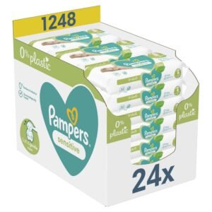 Pampers , Babytücher 0%, 1248 Tücher (24 x 52 Stück)